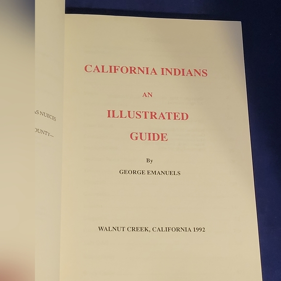 Vintage 1992 California Indians and Illustrated Guide, by Emanuels, George - Picture 3 of 8